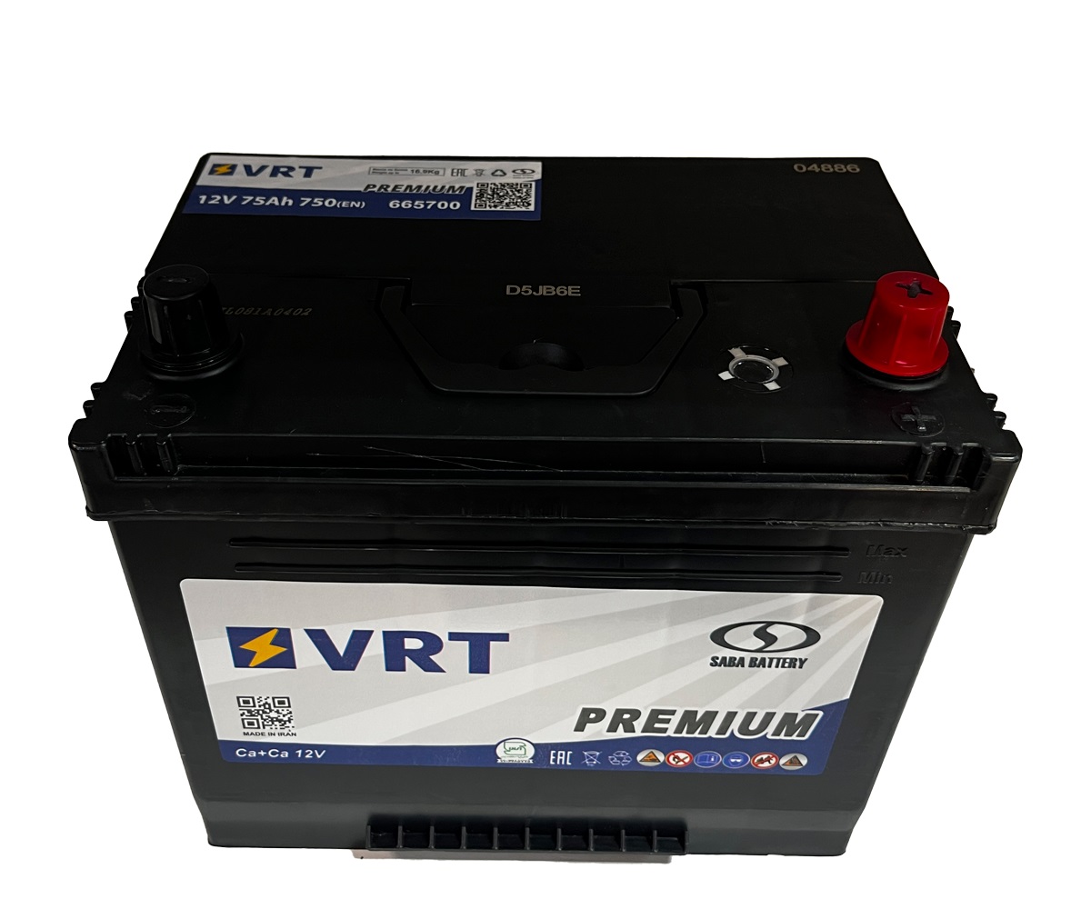 Аккумулятор, VRT PREMIUM 665700, 75 Ah, 750 А, обратная полярность