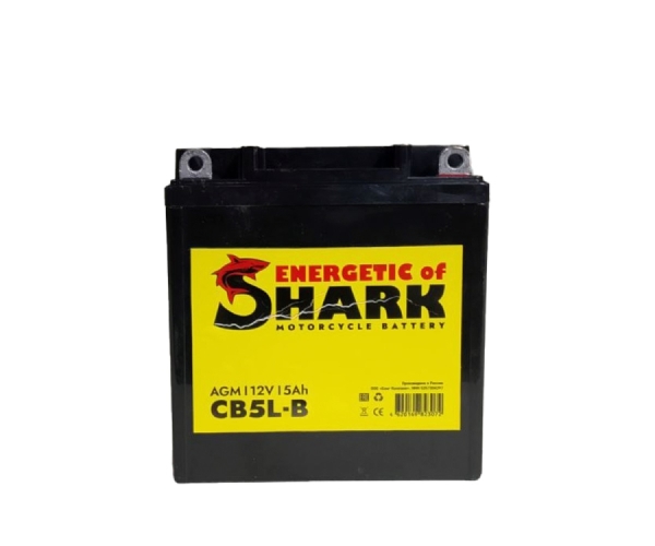 Аккумулятор, ENERGETIC SHARK, 5 Ah, CB5LB